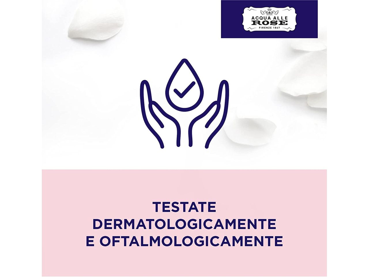 Roberts acqua di rose salviettine struccanti per pelli sensibili - confezione da 20 salviettine