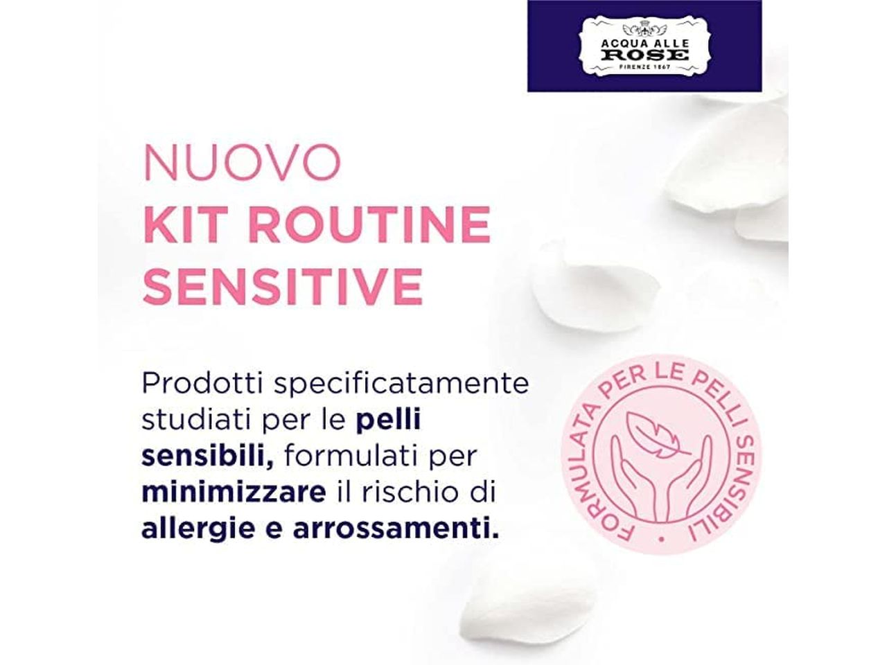 Acqua alle rose - acqua micellare struccante 200ml per pelli delicate