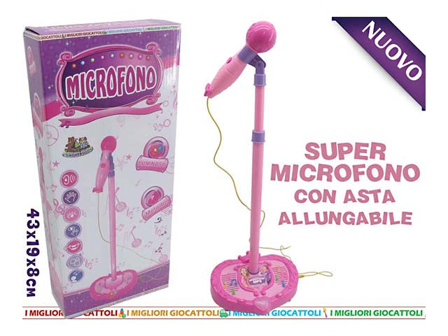 Microfono c/asta