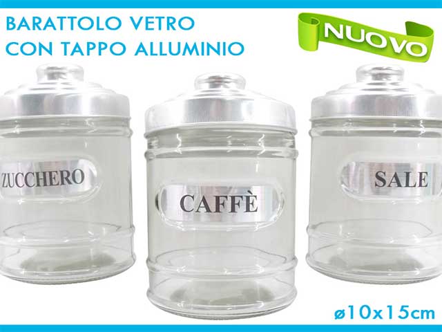barattolo vetro c/tappo all. 094160
