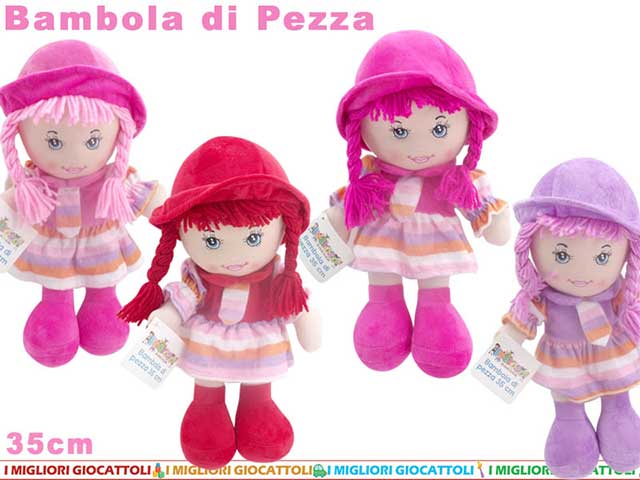 Bambola di pezza 35cm 101886
