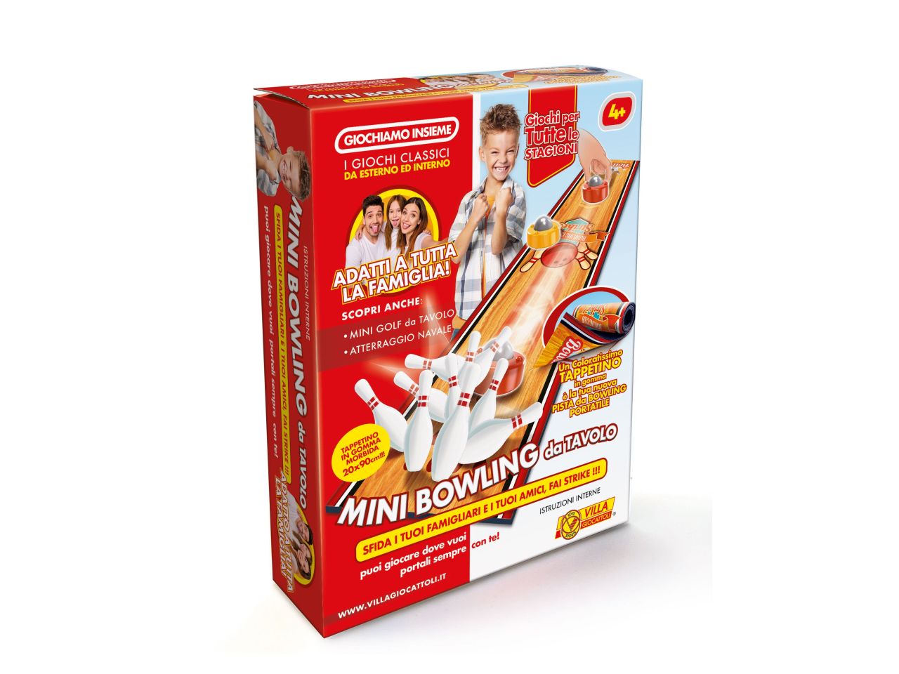 Gioco villa giocattoli giochiamo insieme mini bowling da tavolo