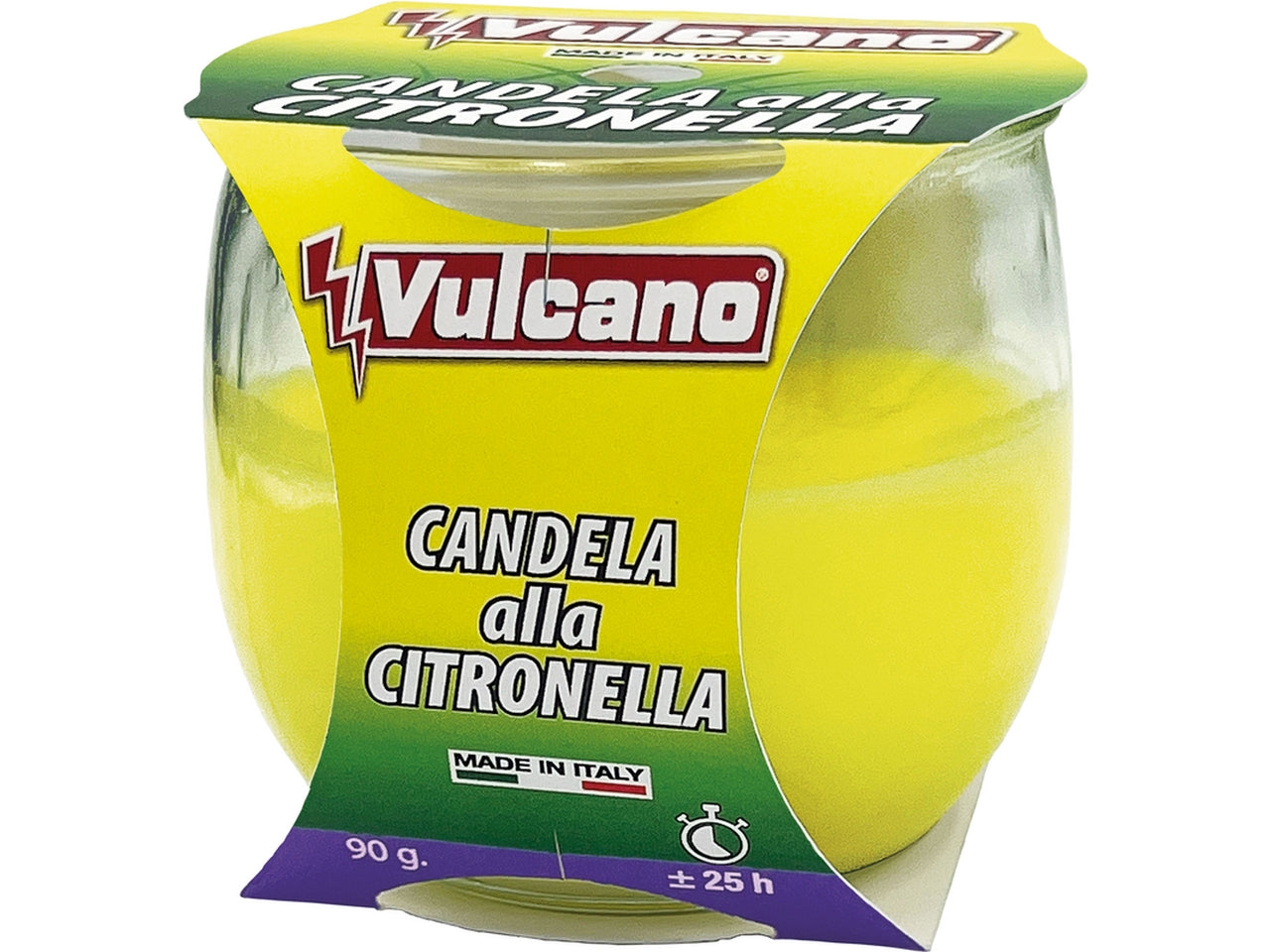 Vulcano candela alla citronella 90gr