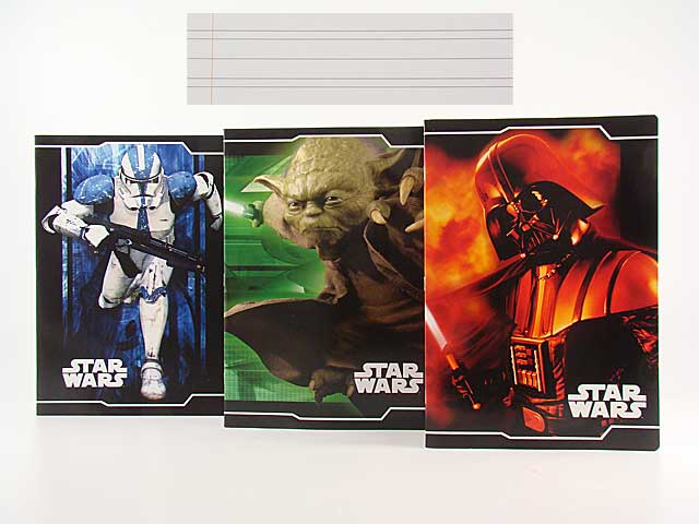 Quaderno maxi b star wars 12pz