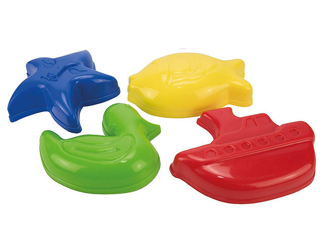 Set giochi da spiaggia formine - 4 pezzi