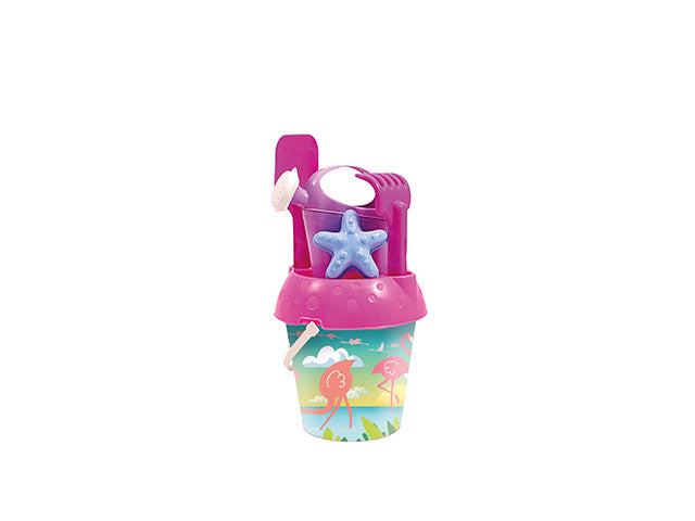 Secchiello per bambini fenicottero 18cm