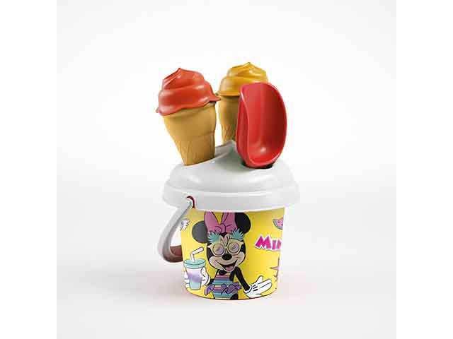 secchiello per bambini mare minnie diametro 13cm