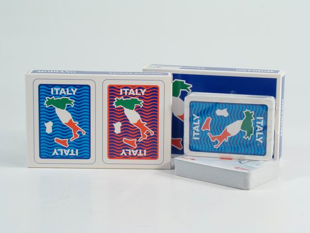 Gioco carte ramino italy blu
