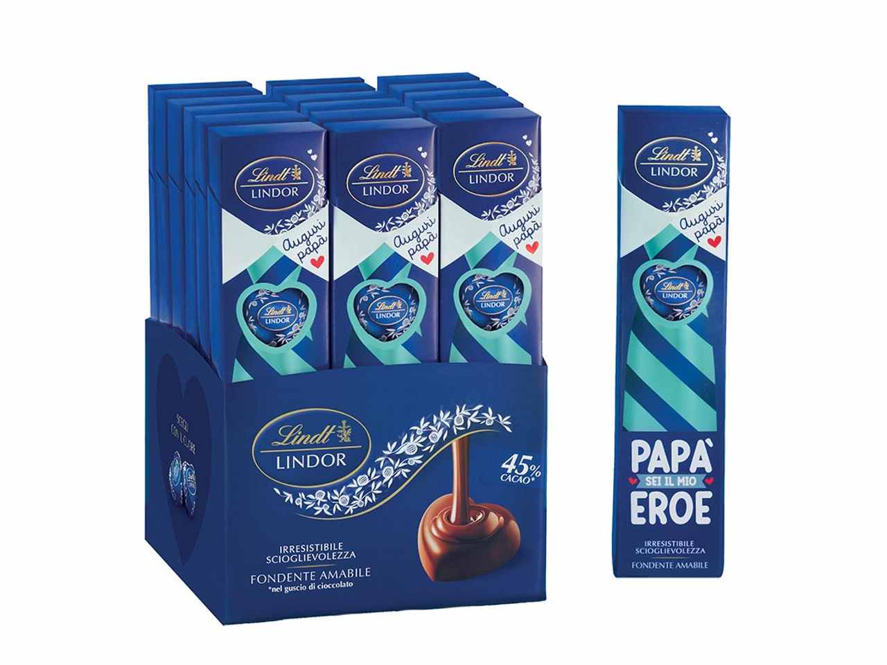 Tubini lindor al cioccolato fondente 69gr