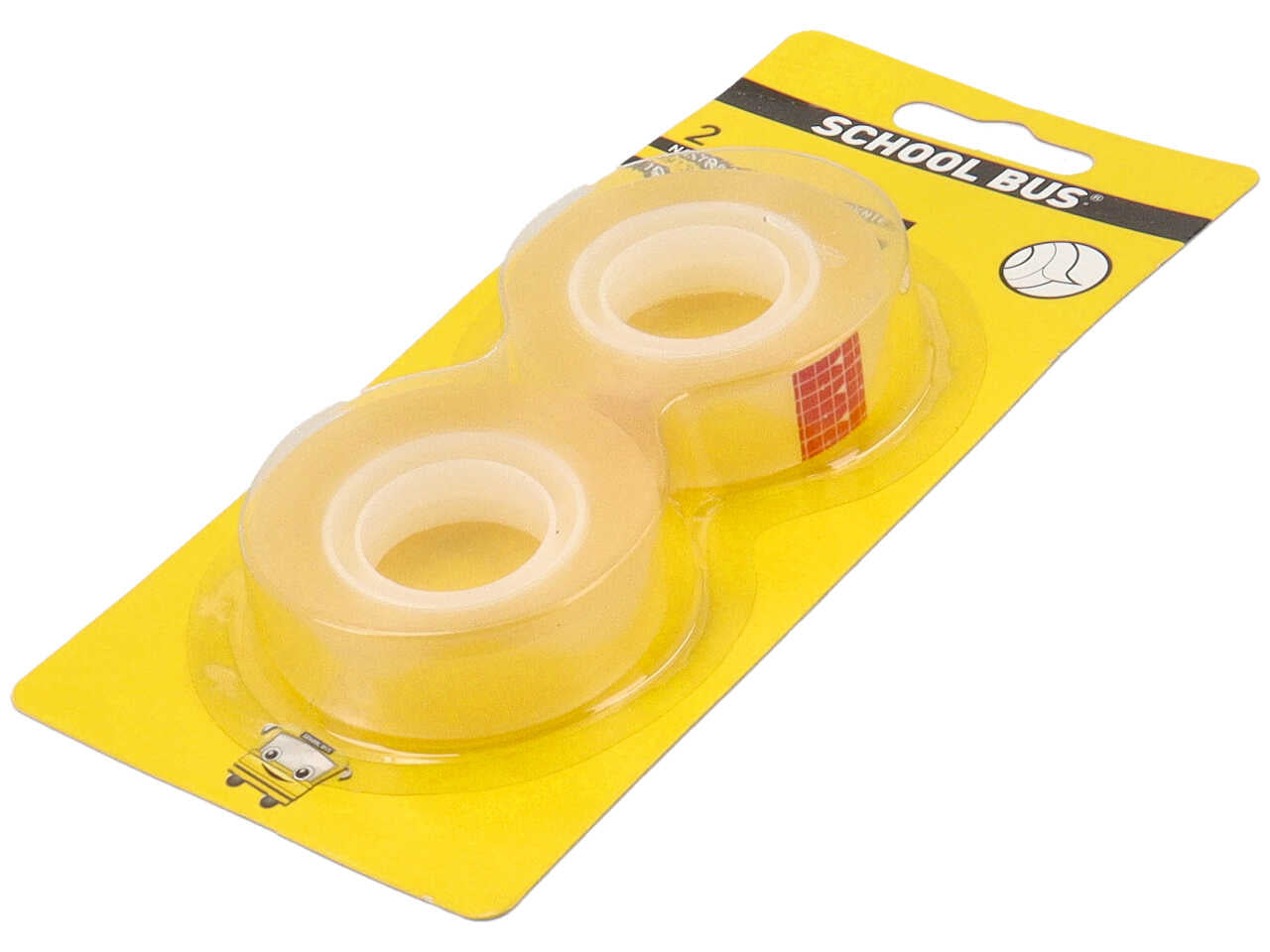 nastro adesivo trasparente 1,5cm x 33m 2 pezzi