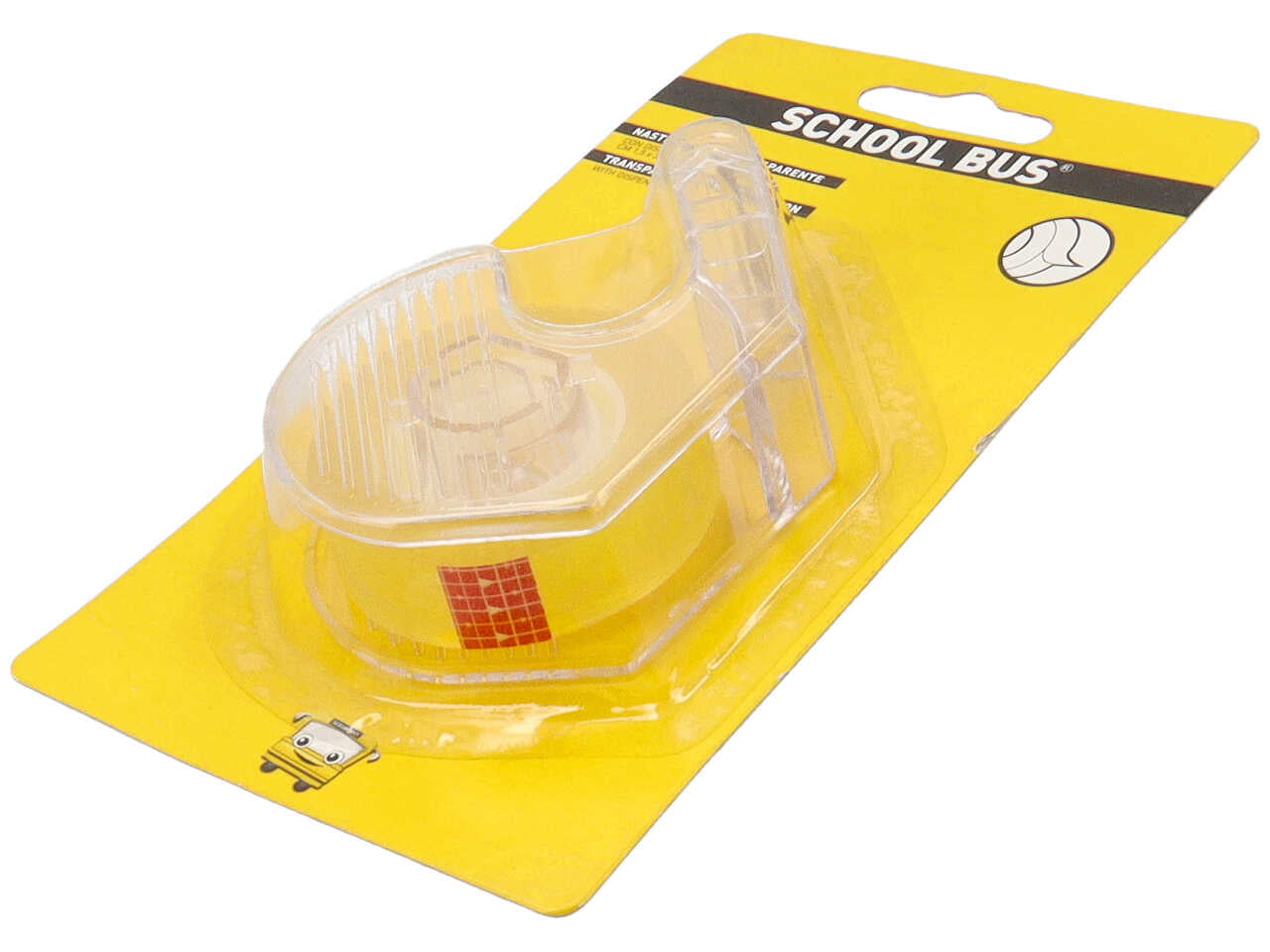 nastro adesivo trasparente 1,5cm x 33m con dispenser