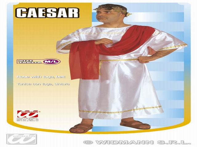 COSTUME CESARE CON TOGA E CINTURA TAGLIA S