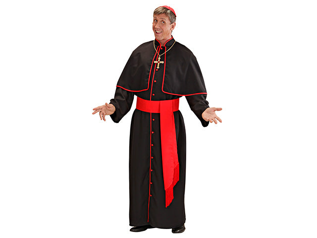 VESTITO CARDINALE COMPOSTO DA TUNICA,CINTURA,FASCIA,PAPALINA TAGLIA XL