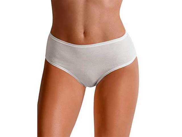 Cotonella slip donna 3 pezzi tg.3 bianco