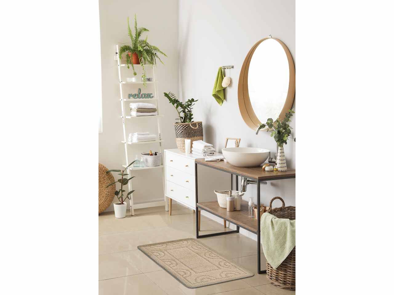 Tappeto nicole 50x80 beige 030x15401003