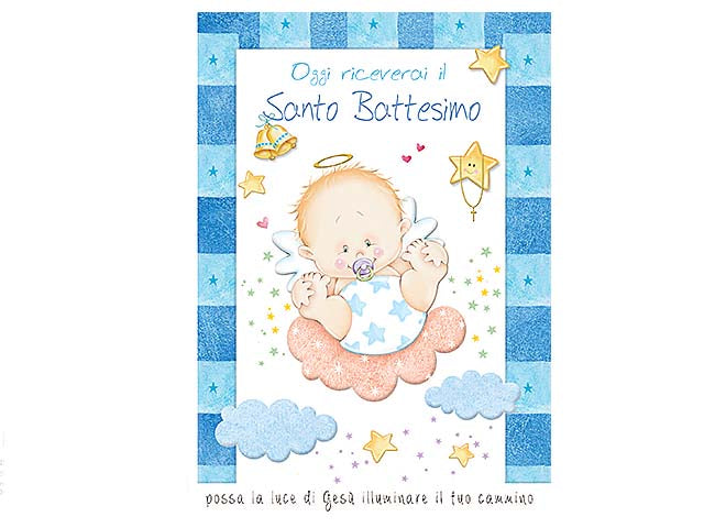 Biglietto auguri battesimo