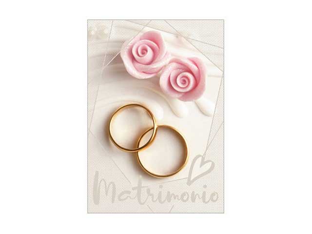Biglietto augurale per matrimonio