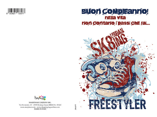 Biglietto auguri compleanno maschile