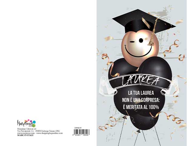 Biglietto auguri laurea