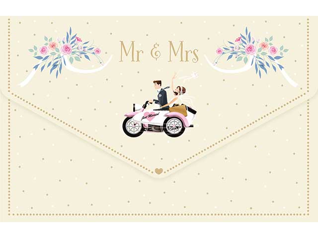 Biglietto porta soldi matrimonio