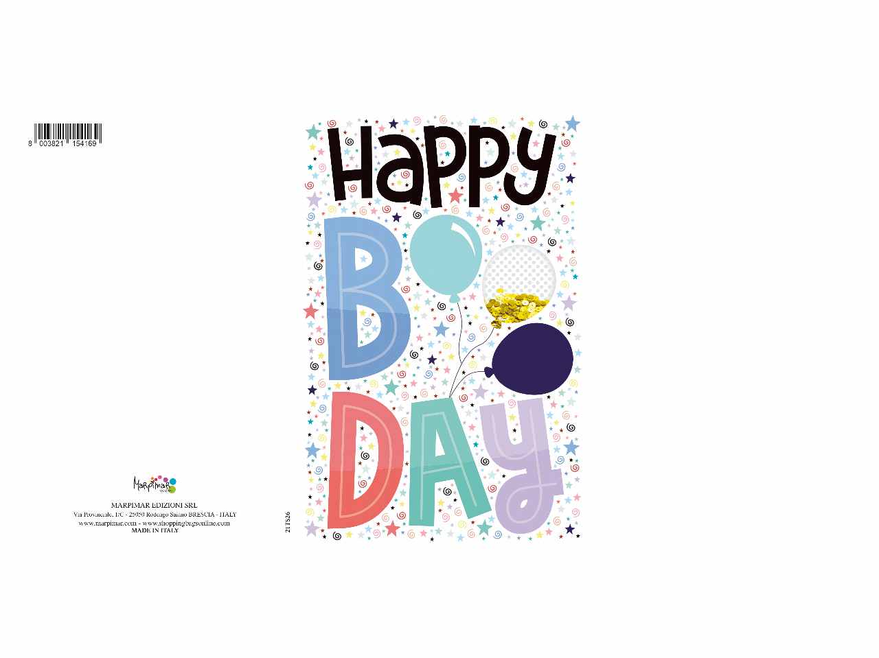 Biglietto compleanno special con pail