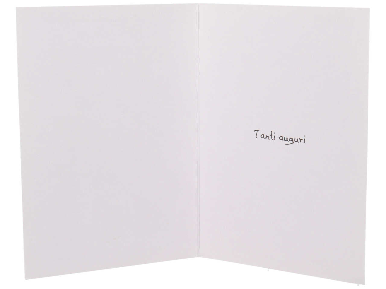 Biglietto auguri maschile con foil