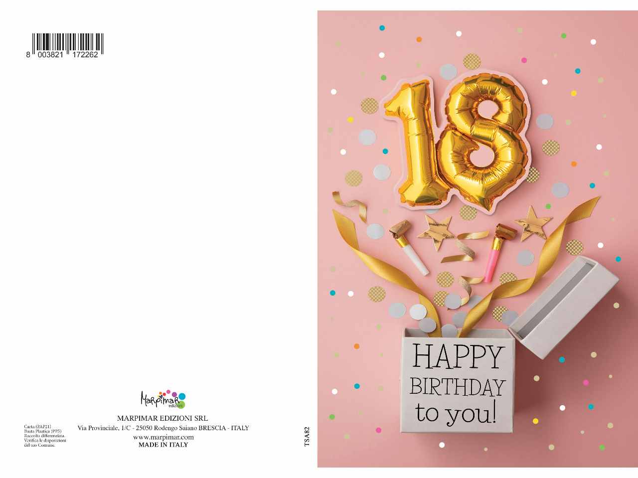 Biglietto 18 anni rosa special