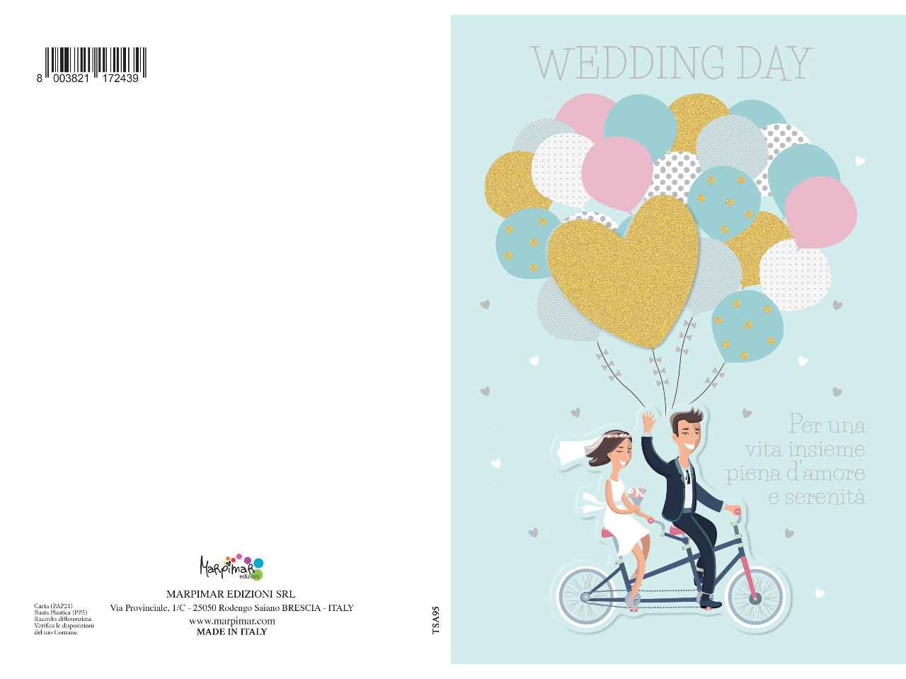 Biglietto matrimonio special