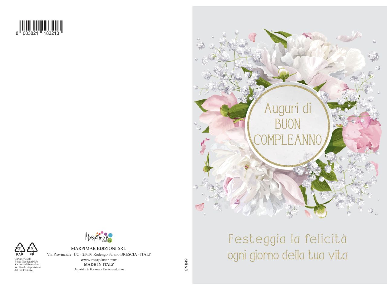 Biglietto Auguri di Buon Compleanno