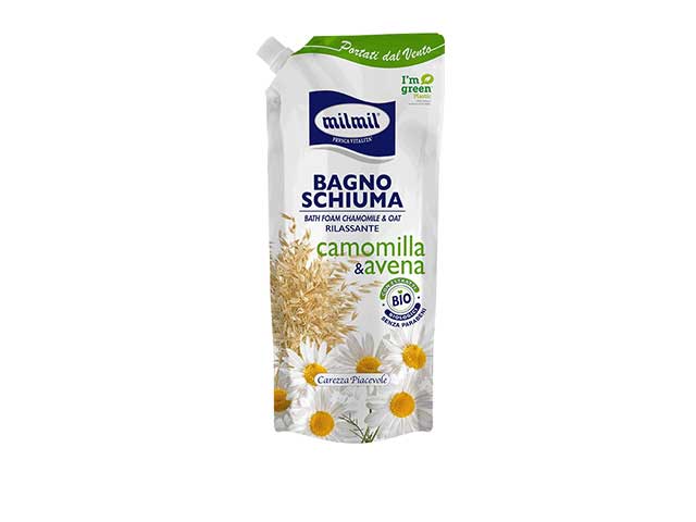 Mil mil saponebagno schiuma 750ml ricarica 0011040