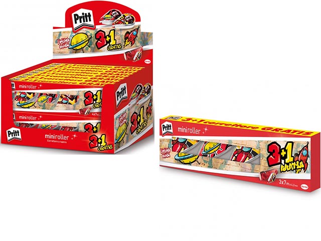 Pritt correttore mini 3+1