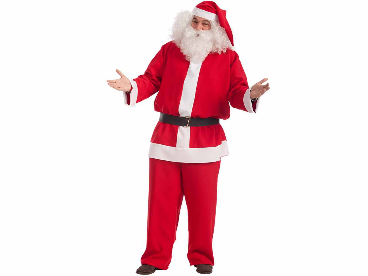 Costume babbo natale taglia xxl in tela