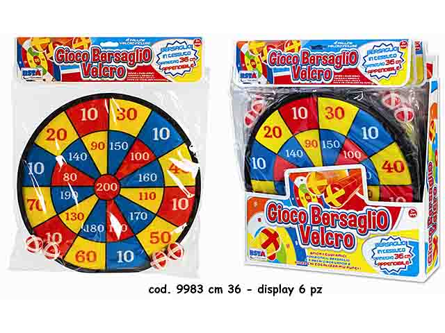 bersaglio velcro 36cm 9983