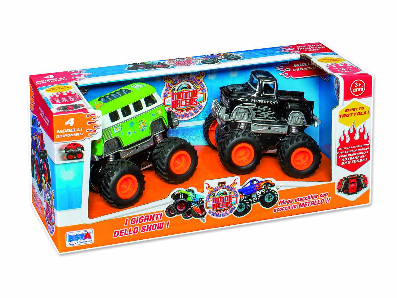 Veicoli die cast big foot 2pz 10006