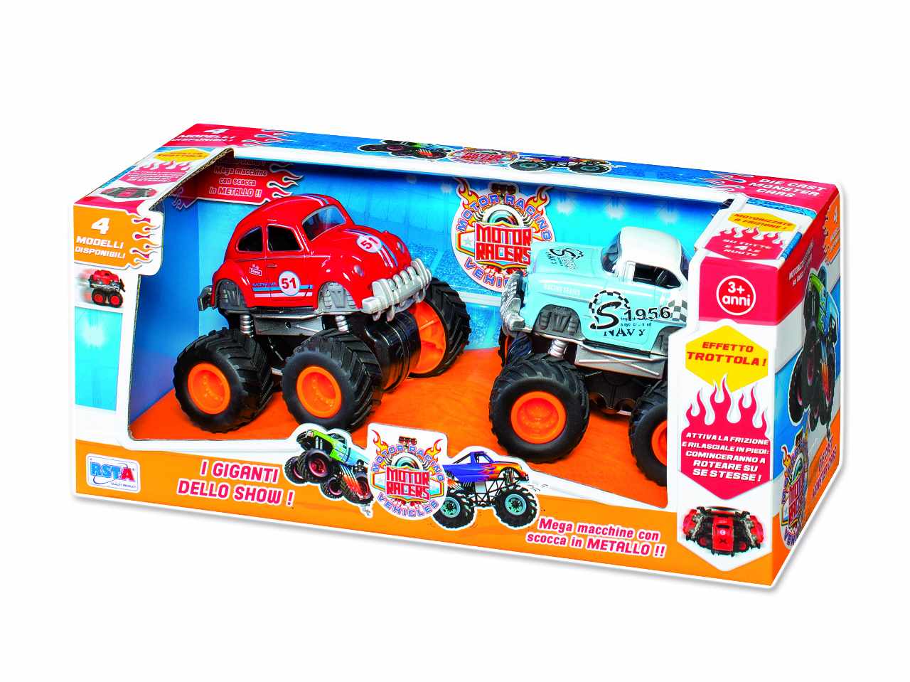 Veicoli die cast big foot 2pz 10006