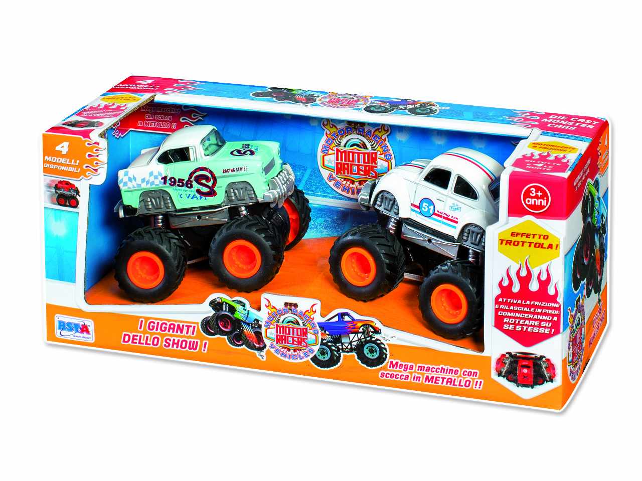 Veicoli die cast big foot 2pz 10006