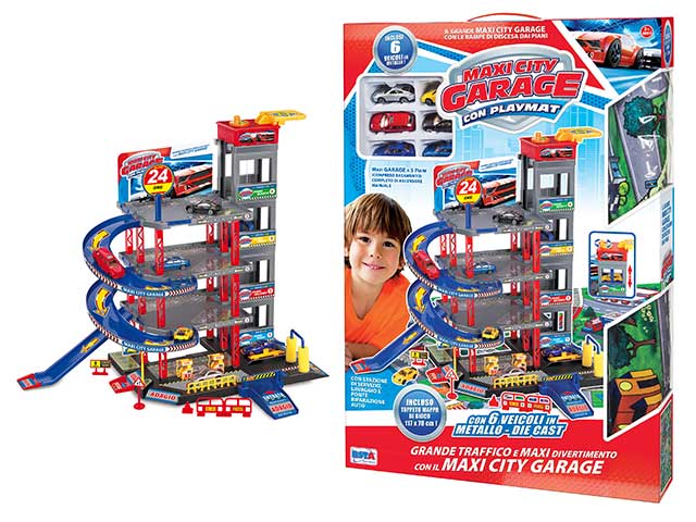 maxi city garage c/mappa+6 auto 10234