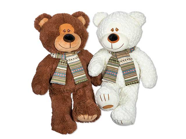 orso peluche 38cm occhi 10475
