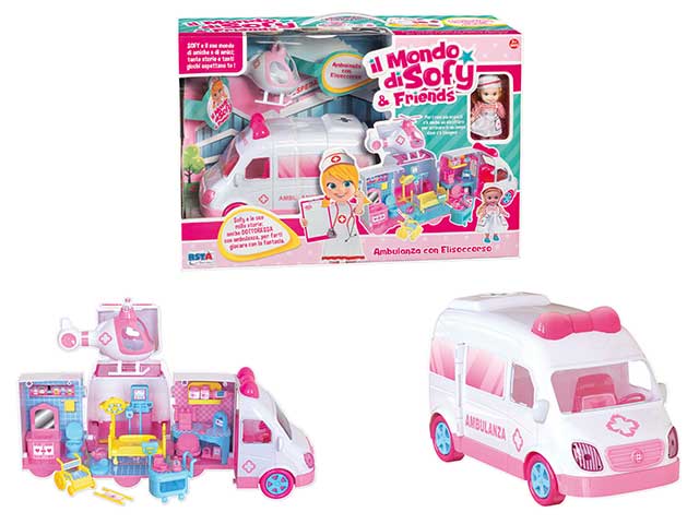 Playset sofy ambulanza 10694