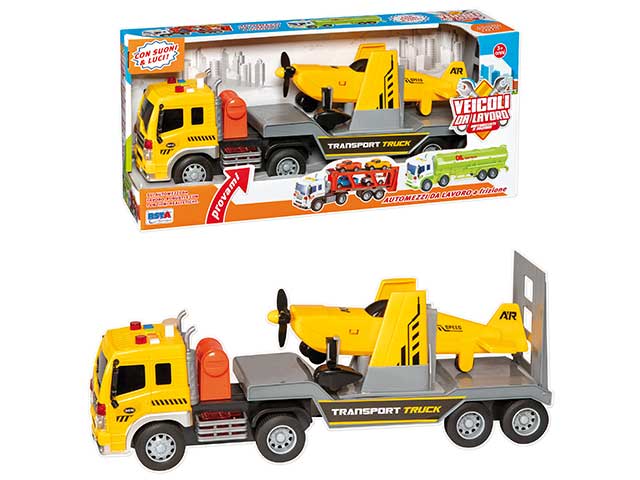 Camion frizione luci/suoni+aereo 10705