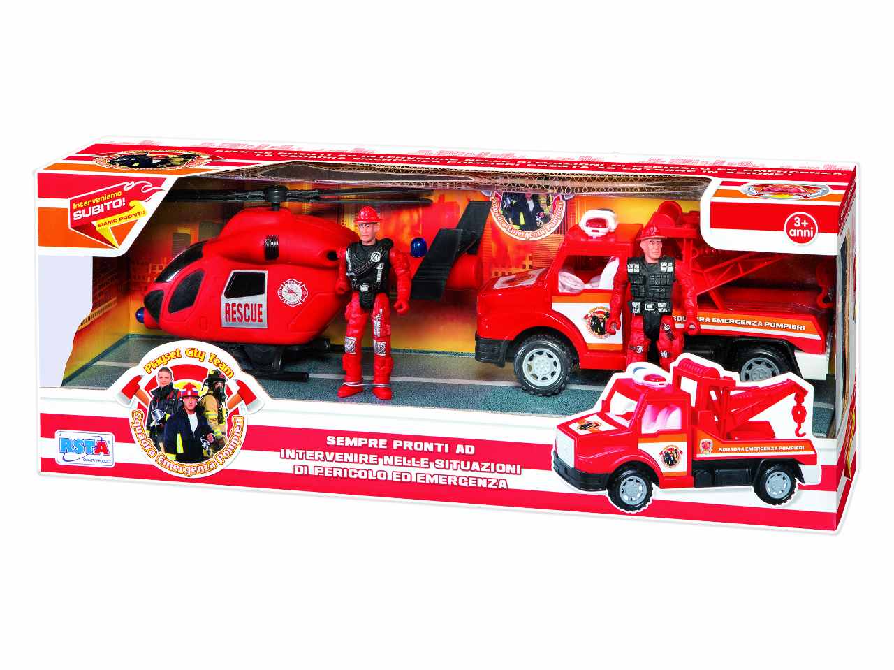 Playset pompieri squadra emergenza10761