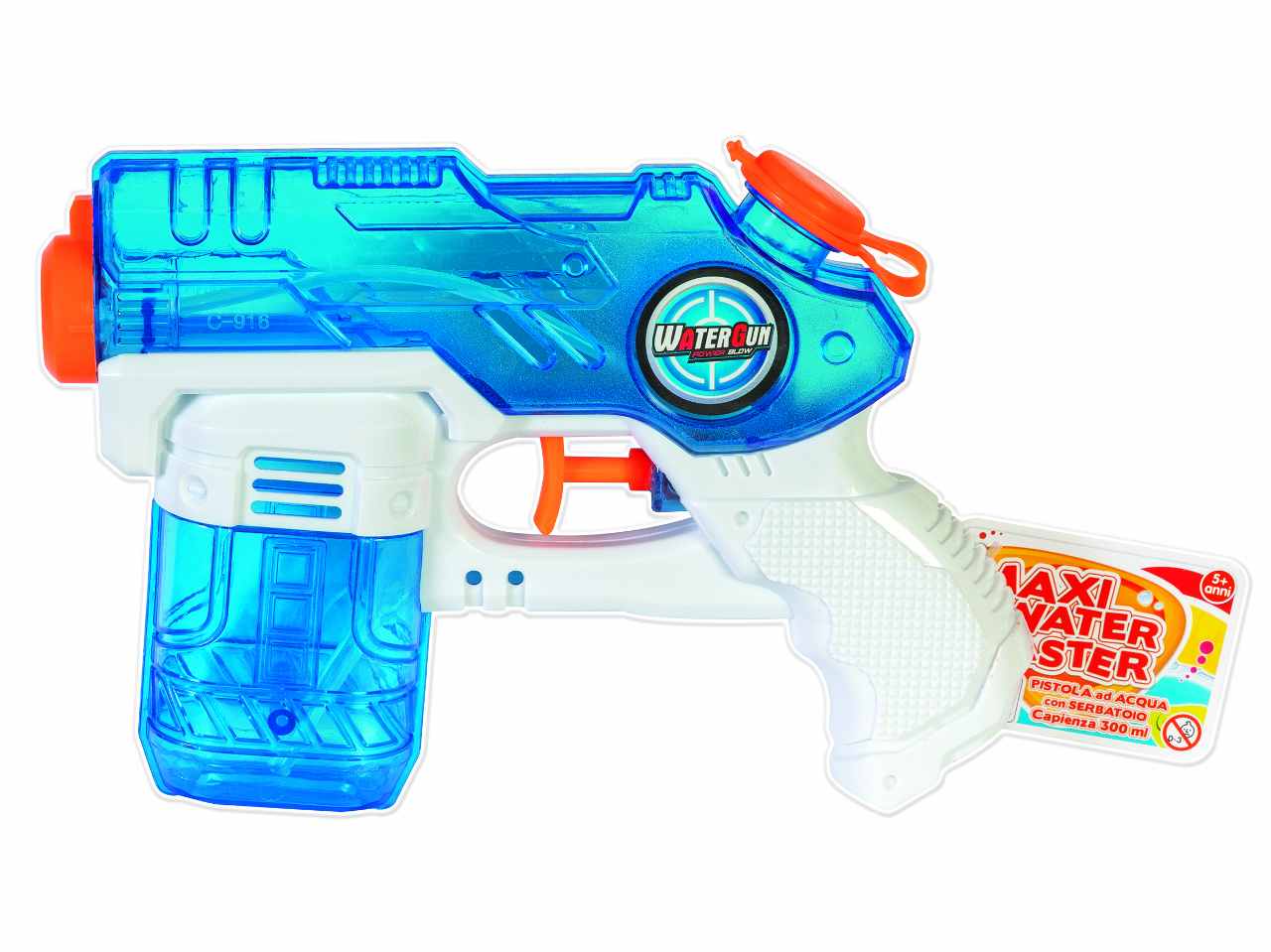 Pistola ad acqua deluxe 18cm