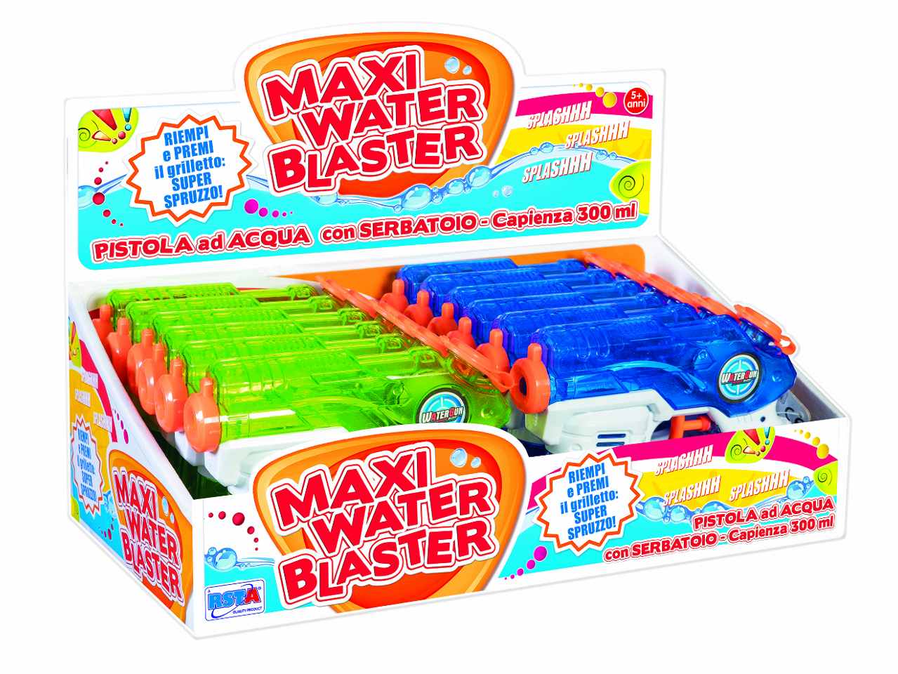 Pistola ad acqua deluxe 18cm