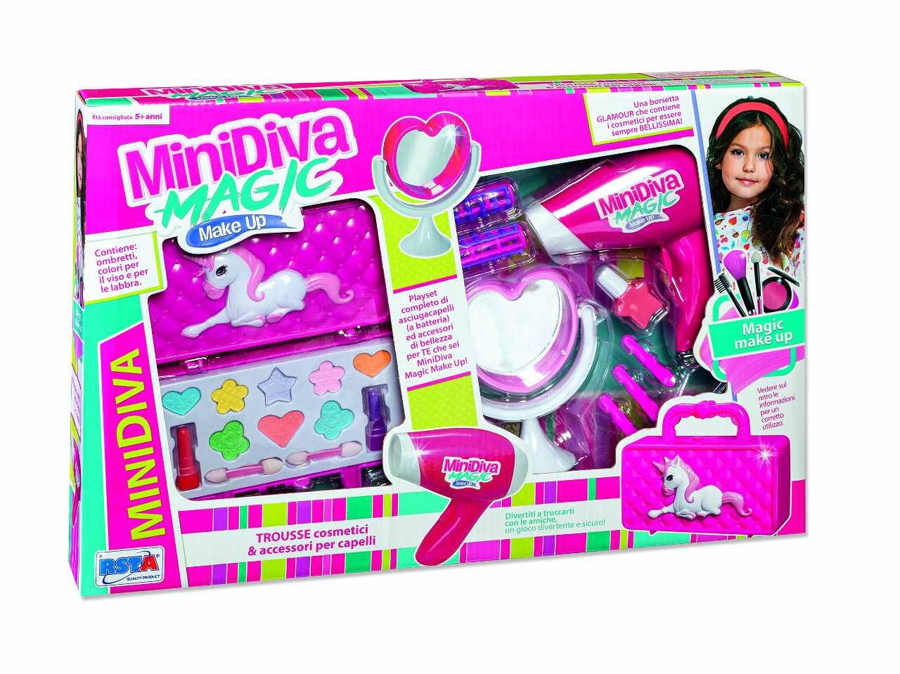 Playset minidiva trucchi,phon 11218