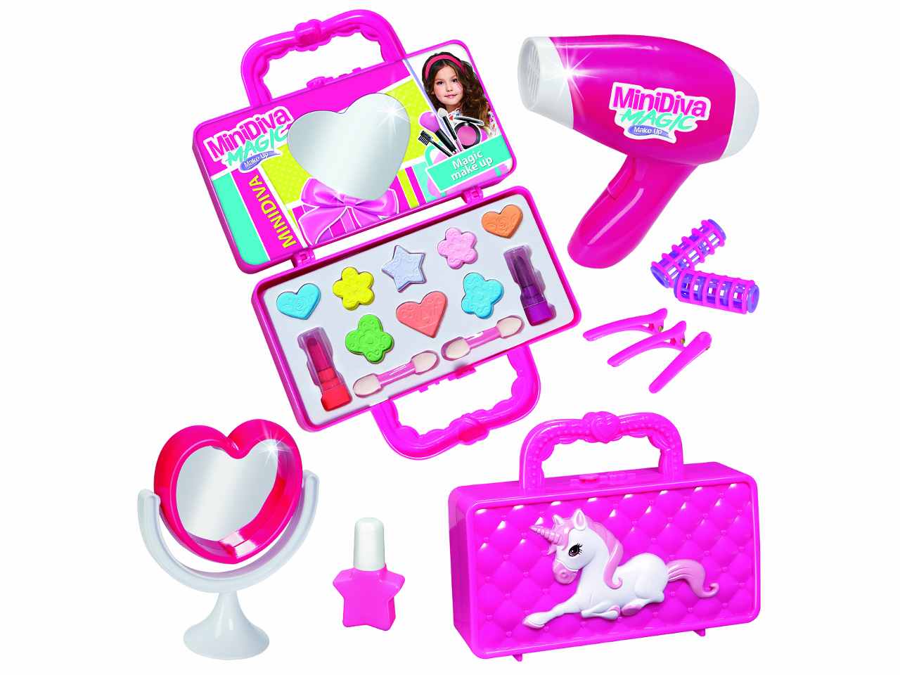 Playset minidiva trucchi,phon 11218