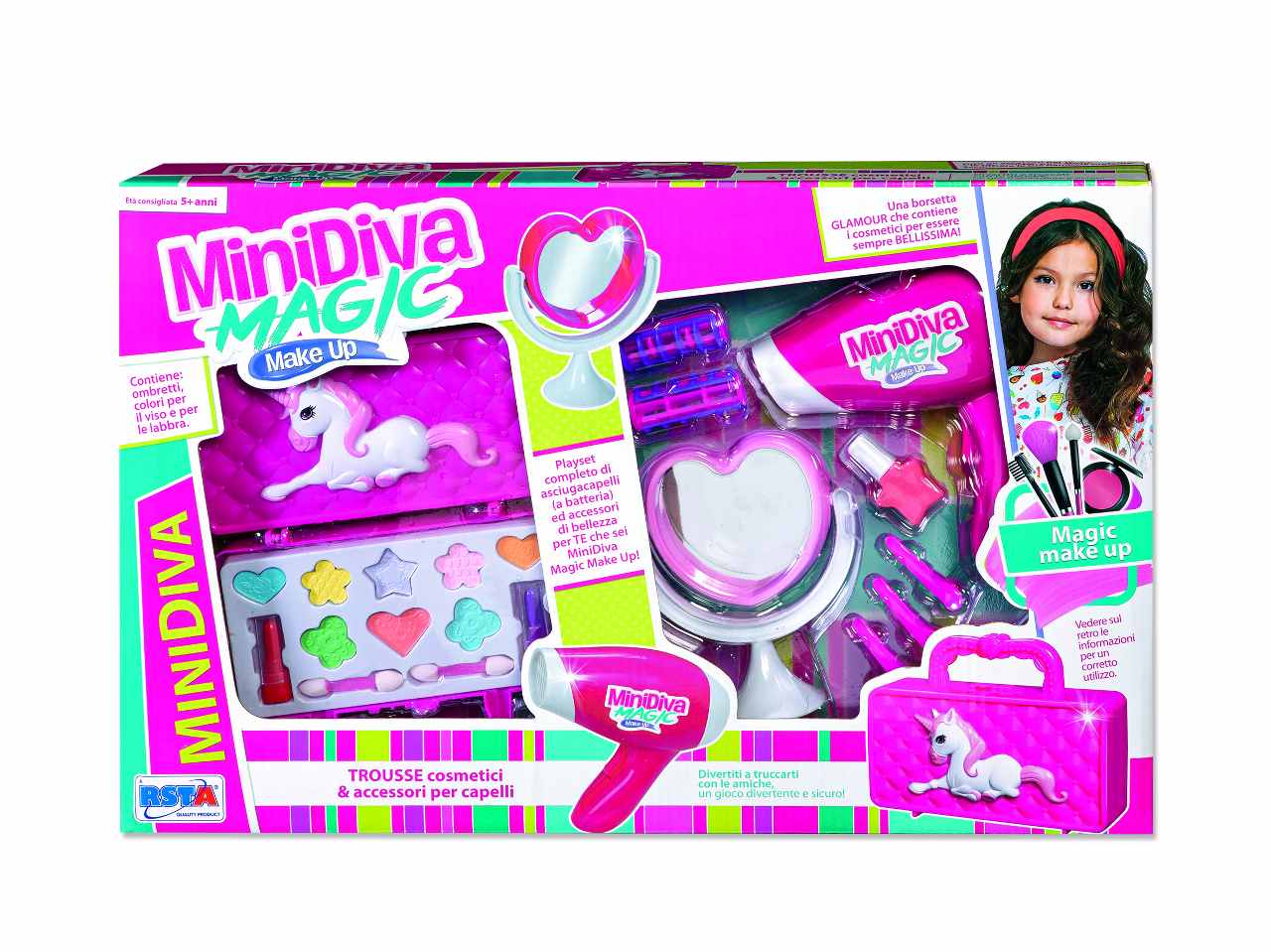 Playset minidiva trucchi,phon 11218