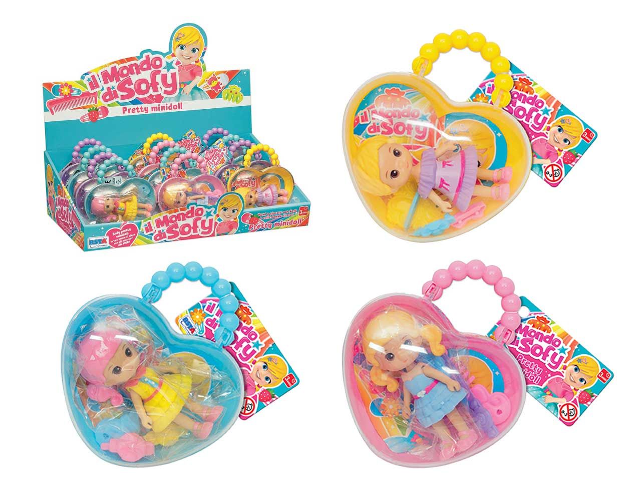sofy minidoll in borsetta cuoricino