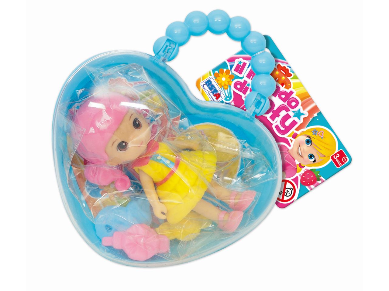 sofy minidoll in borsetta cuoricino