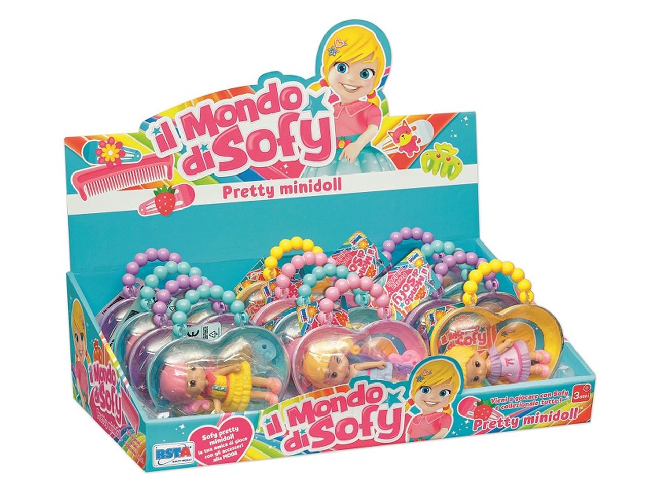 sofy minidoll in borsetta cuoricino