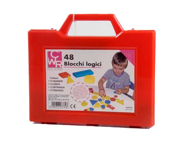 Blocchi logici valigetta 48pz, 07734